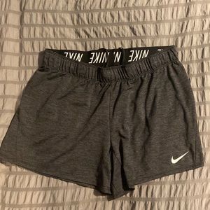 Like new.  Nike running shorts, Dri-fit.